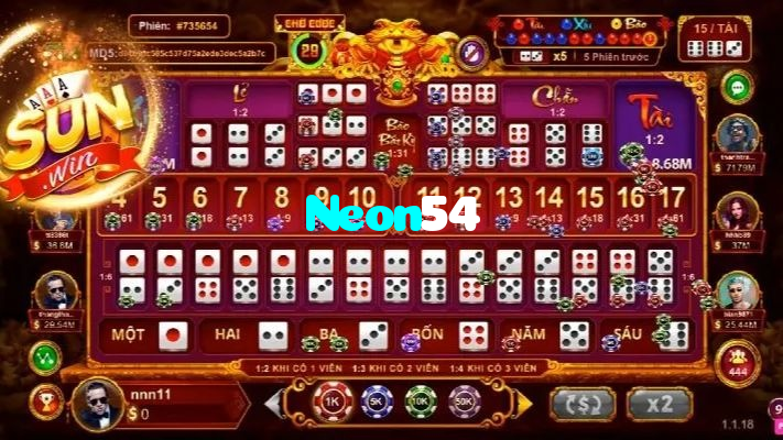 Neon54 casino presented on mobile device in Pakistan with slots and live games